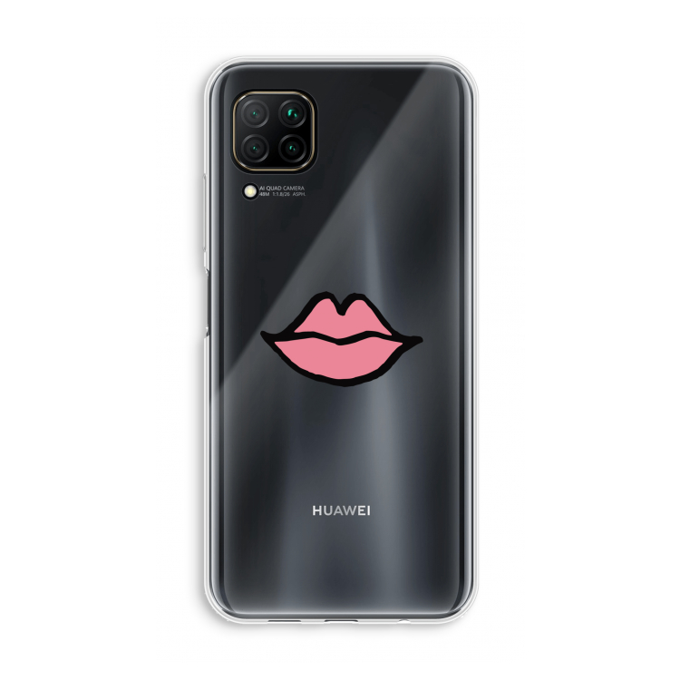 Kusje: Huawei P40 Lite Transparant Hoesje