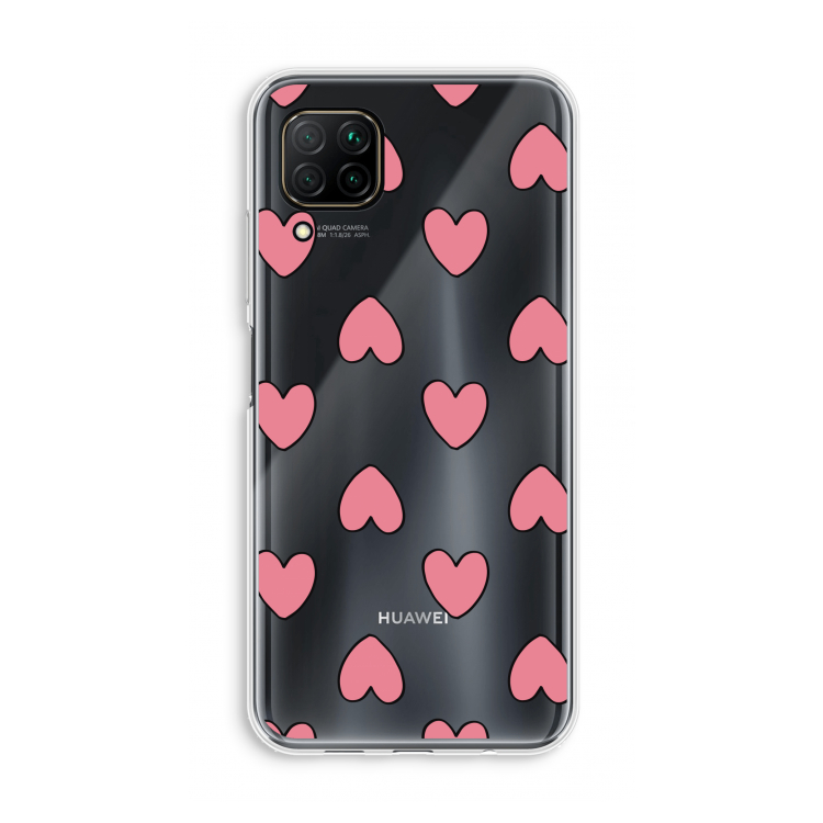 Ondersteboven verliefd: Huawei P40 Lite Transparant Hoesje