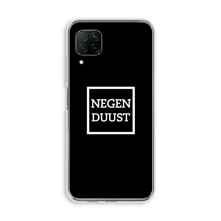 Negenduust black: Huawei P40 Lite Transparant Hoesje