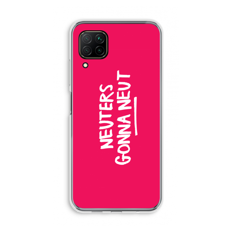 Neuters (roze): Huawei P40 Lite Transparant Hoesje