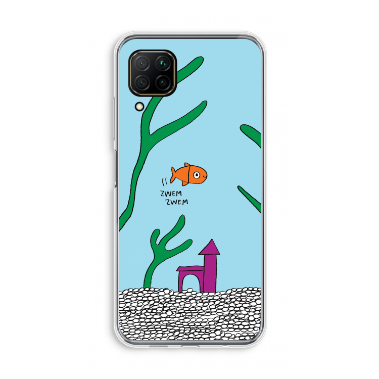 Aquarium: Huawei P40 Lite Transparant Hoesje