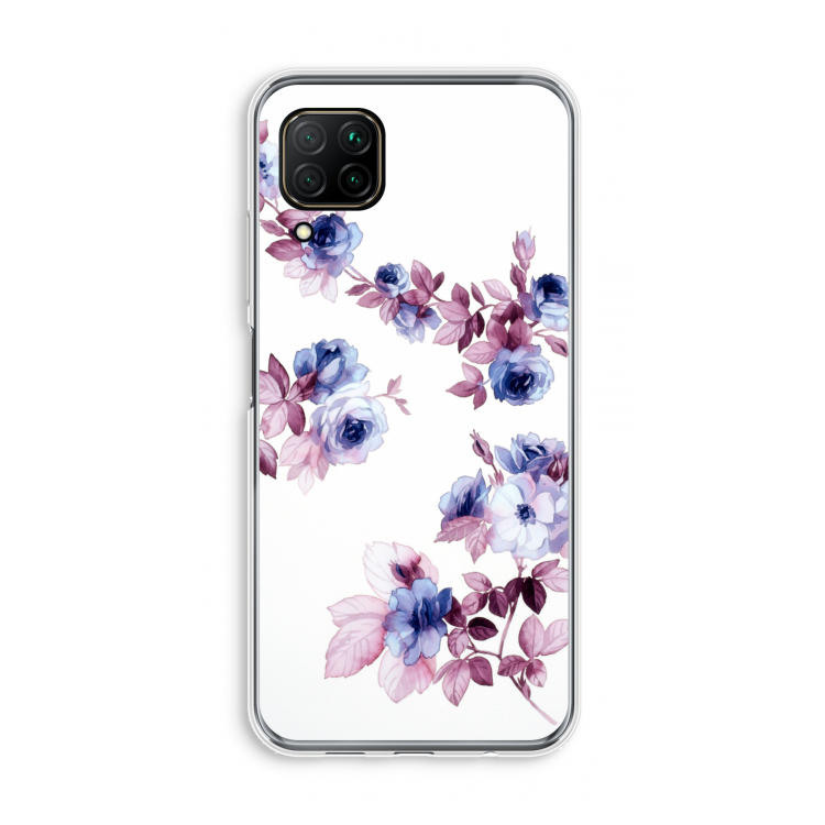 Waterverf bloemen: Huawei P40 Lite Transparant Hoesje