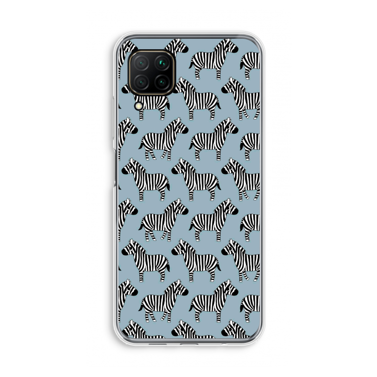 Zebra: Huawei P40 Lite Transparant Hoesje