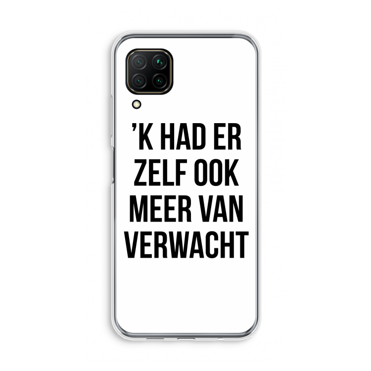 Meer verwacht: Huawei P40 Lite Transparant Hoesje