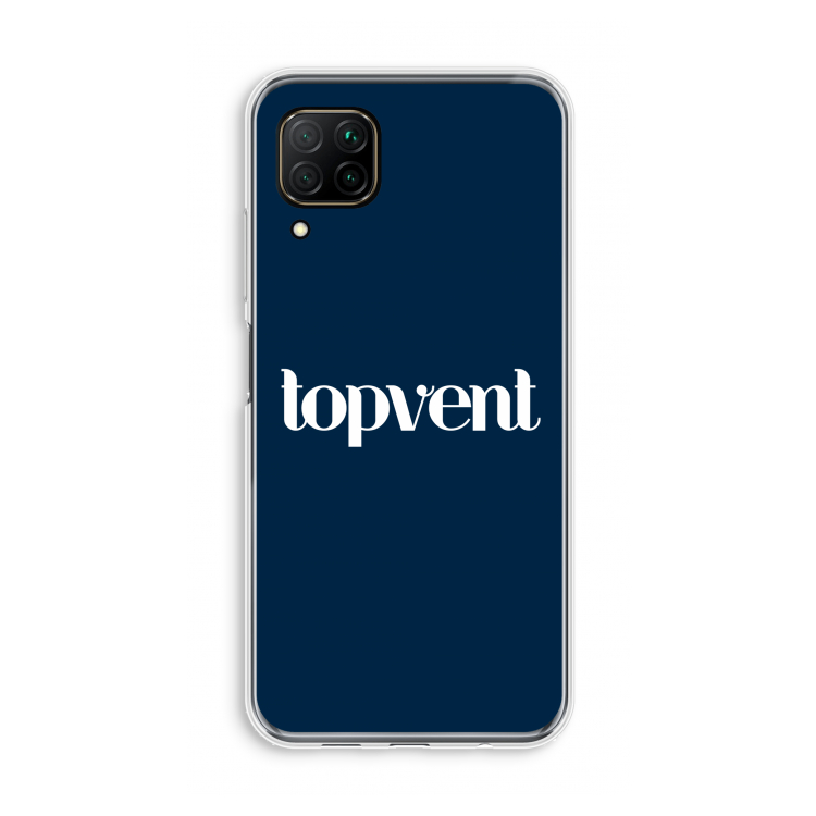 Topvent Navy: Huawei P40 Lite Transparant Hoesje
