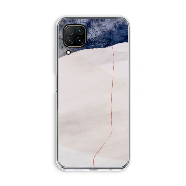 Stone White: Huawei P40 Lite Transparant Hoesje