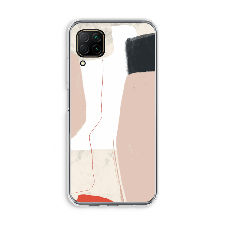 Lava: Huawei P40 Lite Transparant Hoesje