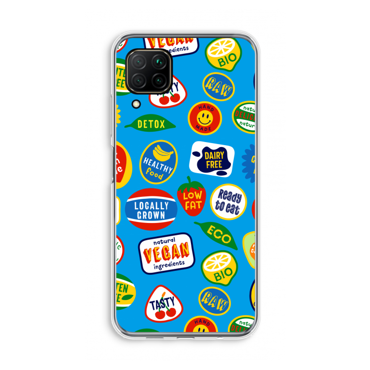 Fruitsticker: Huawei P40 Lite Transparant Hoesje