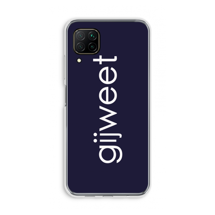 Gijweet: Huawei P40 Lite Transparant Hoesje