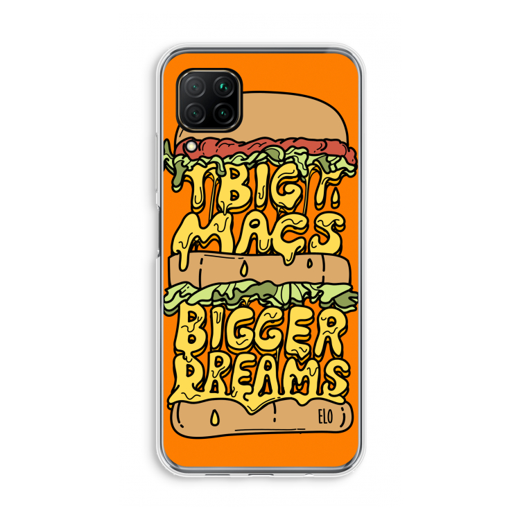 Big Macs Bigger Dreams: Huawei P40 Lite Transparant Hoesje