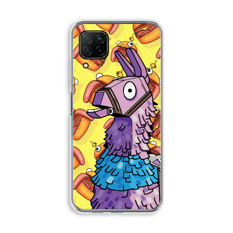 Loot Burger: Huawei P40 Lite Transparant Hoesje