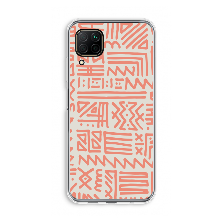 Marrakech Pink: Huawei P40 Lite Transparant Hoesje