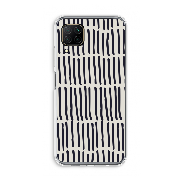 Moroccan stripes: Huawei P40 Lite Transparant Hoesje