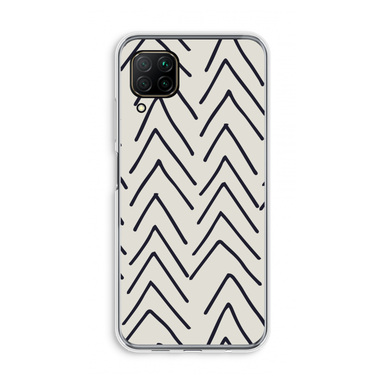 Marrakech Arrows: Huawei P40 Lite Transparant Hoesje