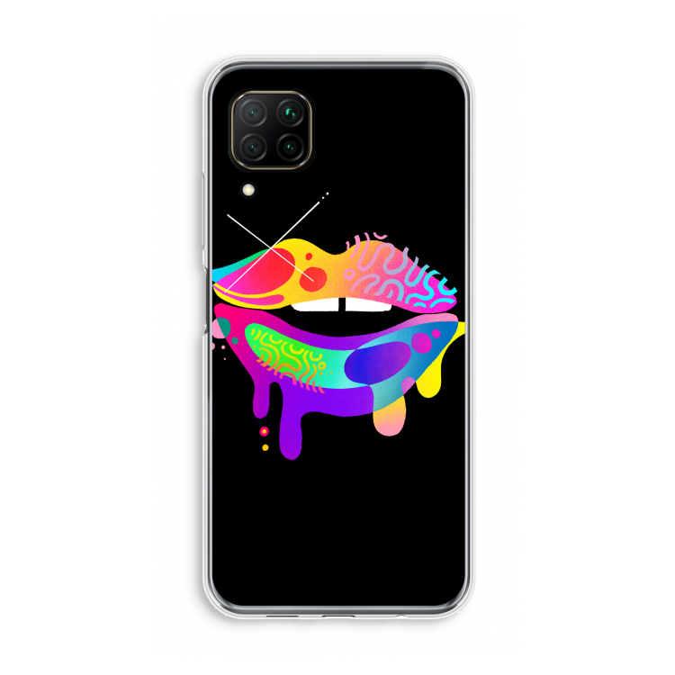 Lip Palette: Huawei P40 Lite Transparant Hoesje