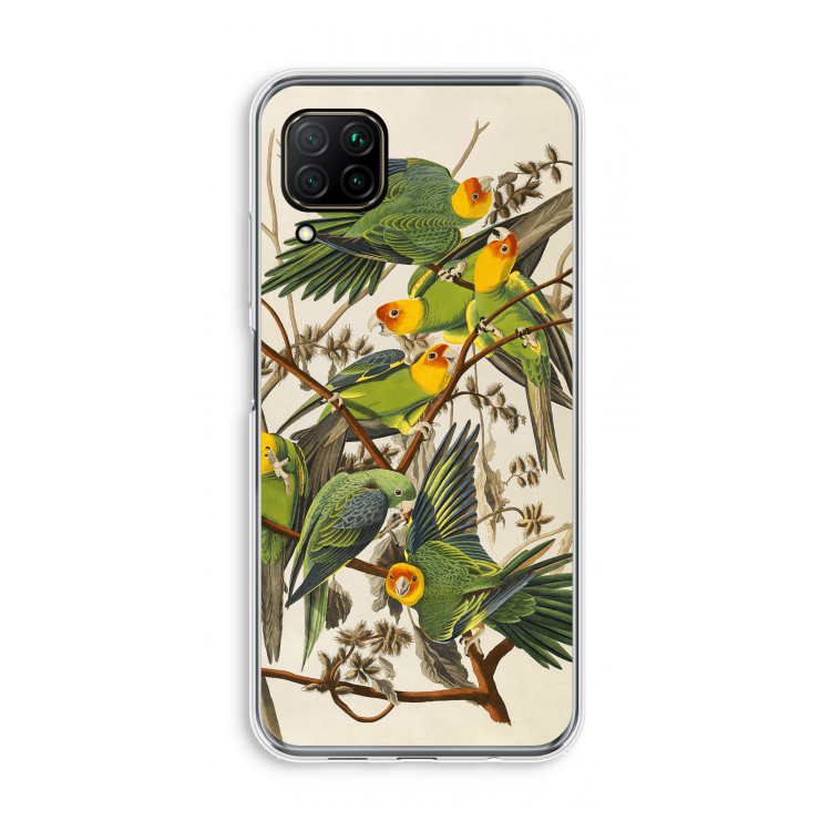Carolinaparkiet: Huawei P40 Lite Transparant Hoesje