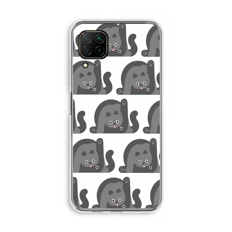 Cats: Huawei P40 Lite Transparant Hoesje