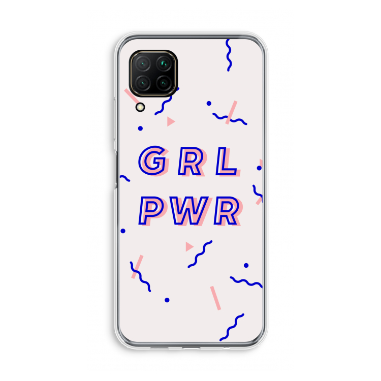 GRL PWR: Huawei P40 Lite Transparant Hoesje