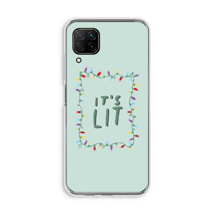 It's Lit: Huawei P40 Lite Transparant Hoesje