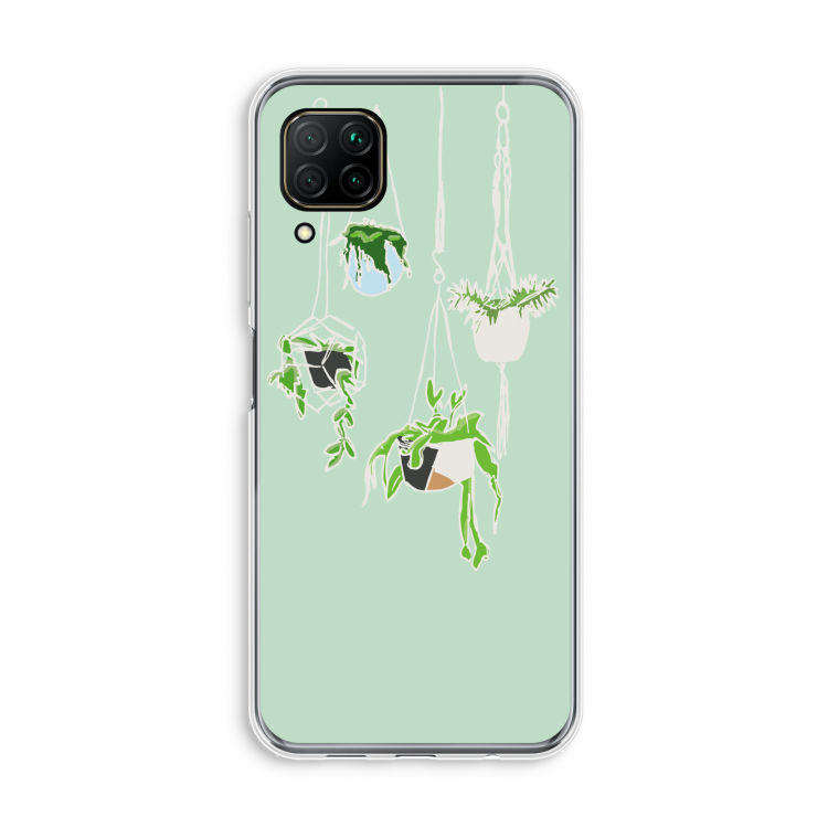 Hang In There: Huawei P40 Lite Transparant Hoesje