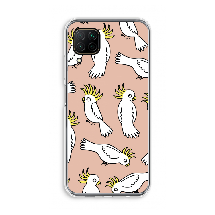 Papegaai: Huawei P40 Lite Transparant Hoesje
