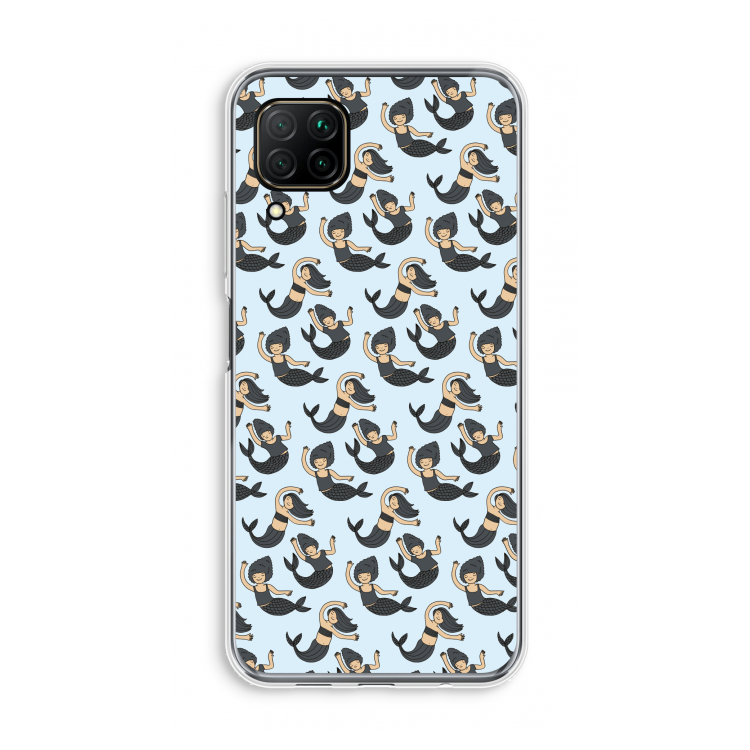 Zeemeermin: Huawei P40 Lite Transparant Hoesje