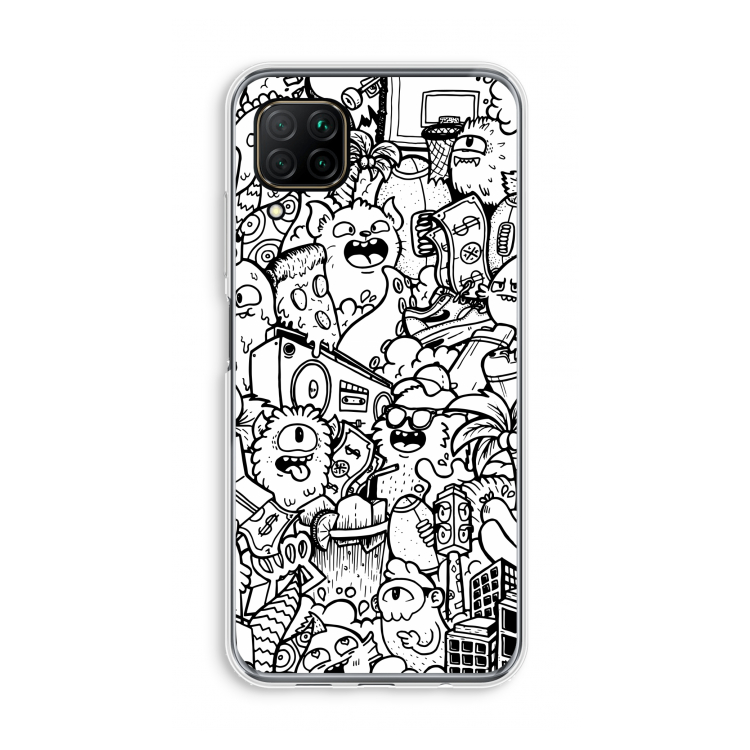 Vexx City #2: Huawei P40 Lite Transparant Hoesje