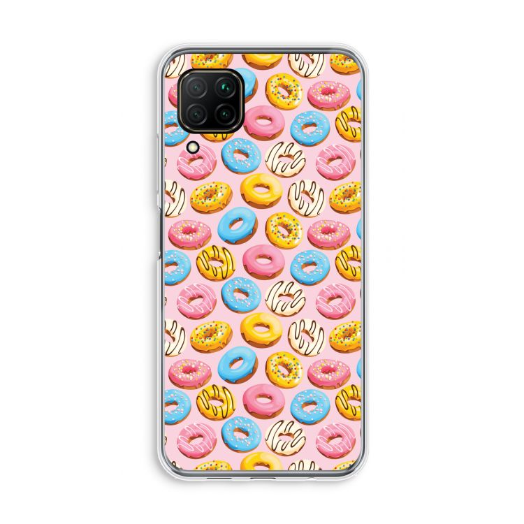 Pink donuts: Huawei P40 Lite Transparant Hoesje