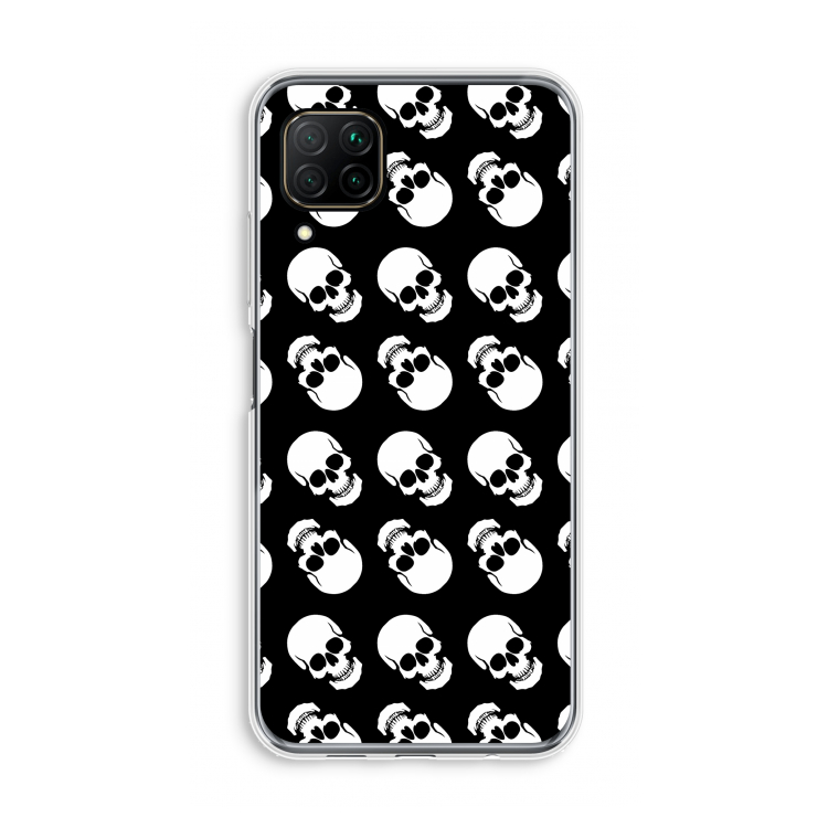 Musketon Skulls: Huawei P40 Lite Transparant Hoesje