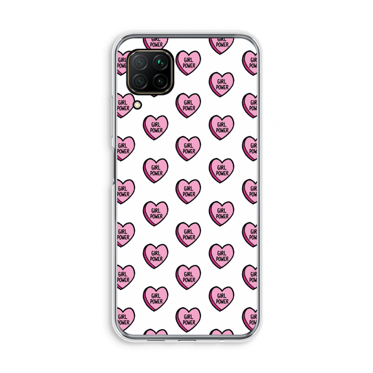 GIRL POWER: Huawei P40 Lite Transparant Hoesje