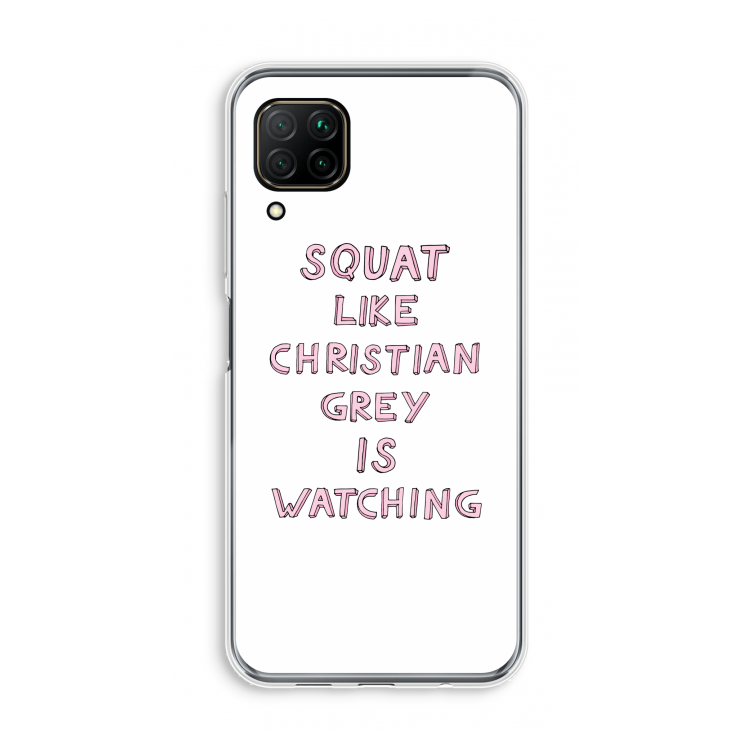 Christian Grey: Huawei P40 Lite Transparant Hoesje