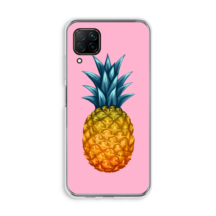 Grote ananas: Huawei P40 Lite Transparant Hoesje