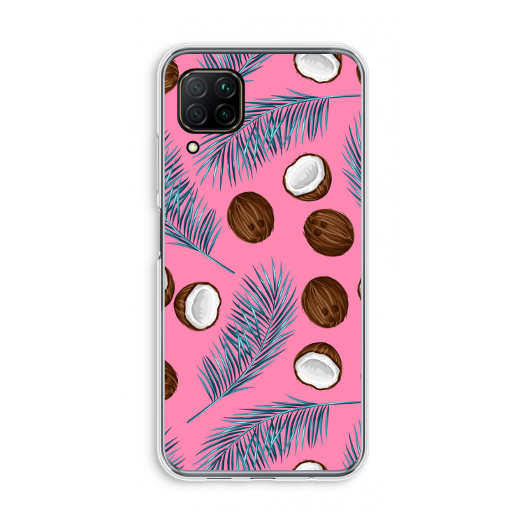 Kokosnoot roze: Huawei P40 Lite Transparant Hoesje