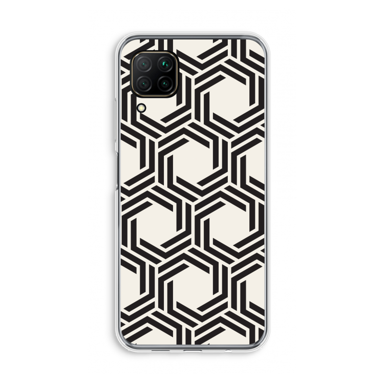 Geometrisch patroon: Huawei P40 Lite Transparant Hoesje