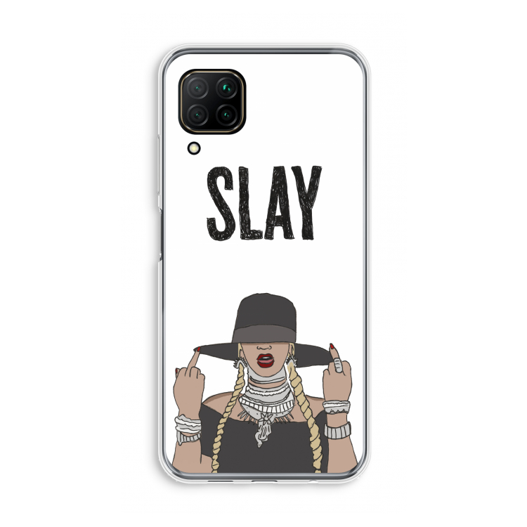 Slay All Day: Huawei P40 Lite Transparant Hoesje