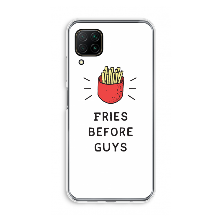 Fries before guys: Huawei P40 Lite Transparant Hoesje