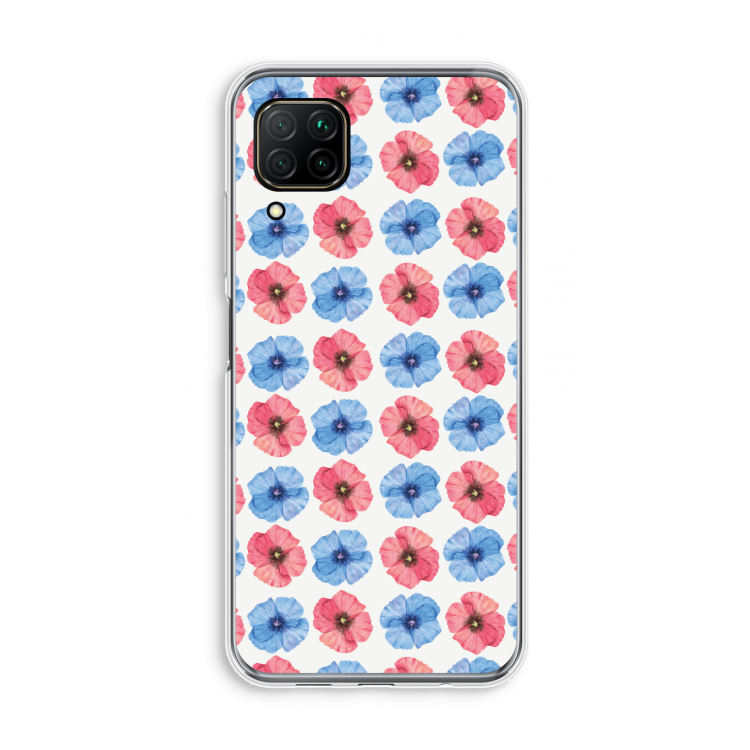 Klaproosjes: Huawei P40 Lite Transparant Hoesje