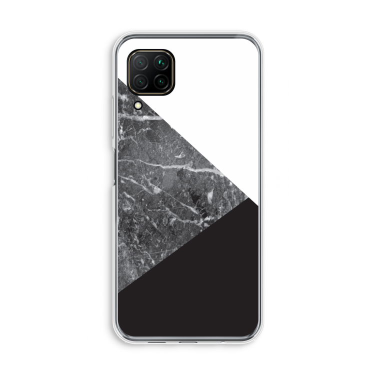 Combinatie marmer: Huawei P40 Lite Transparant Hoesje