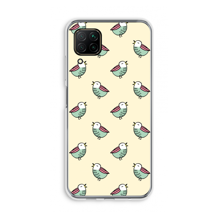 Vogeltjes: Huawei P40 Lite Transparant Hoesje
