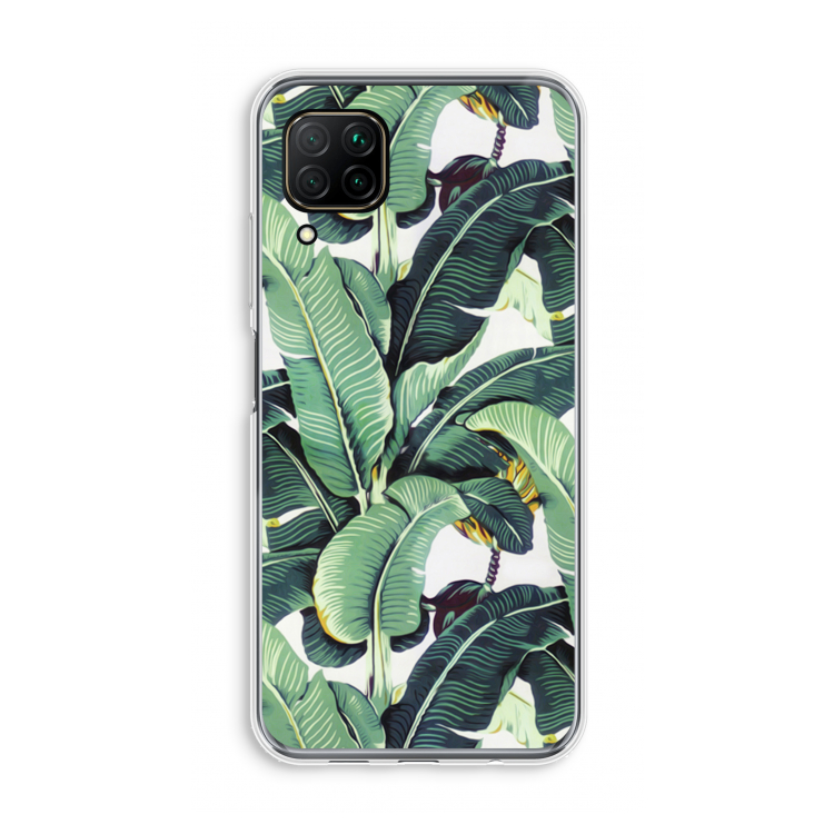 Bananenbladeren: Huawei P40 Lite Transparant Hoesje