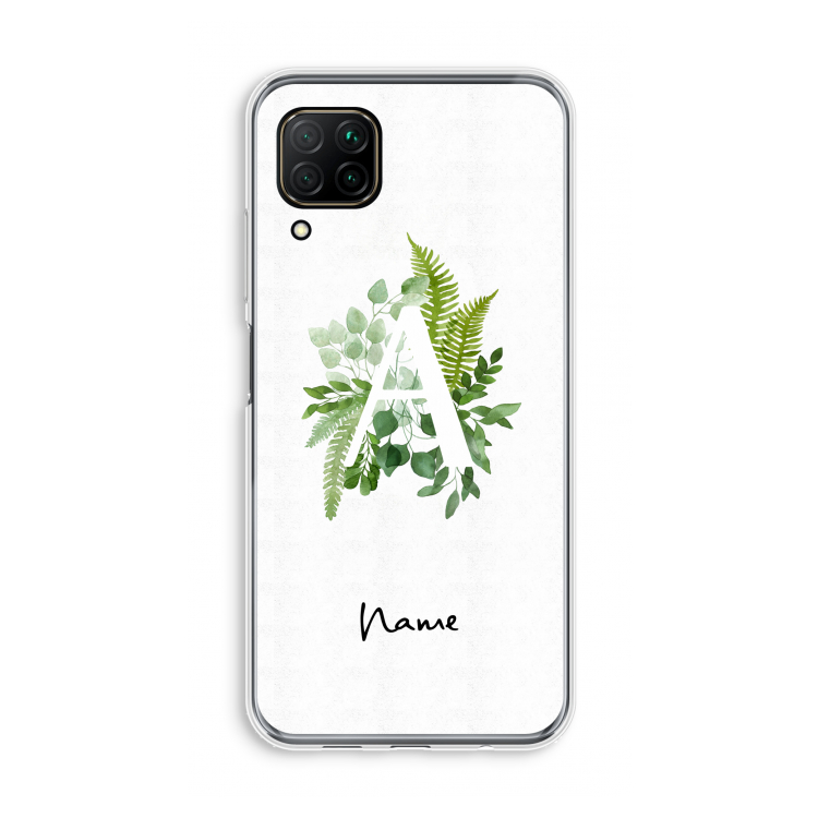 Green Brush: Huawei P40 Lite Transparant Hoesje