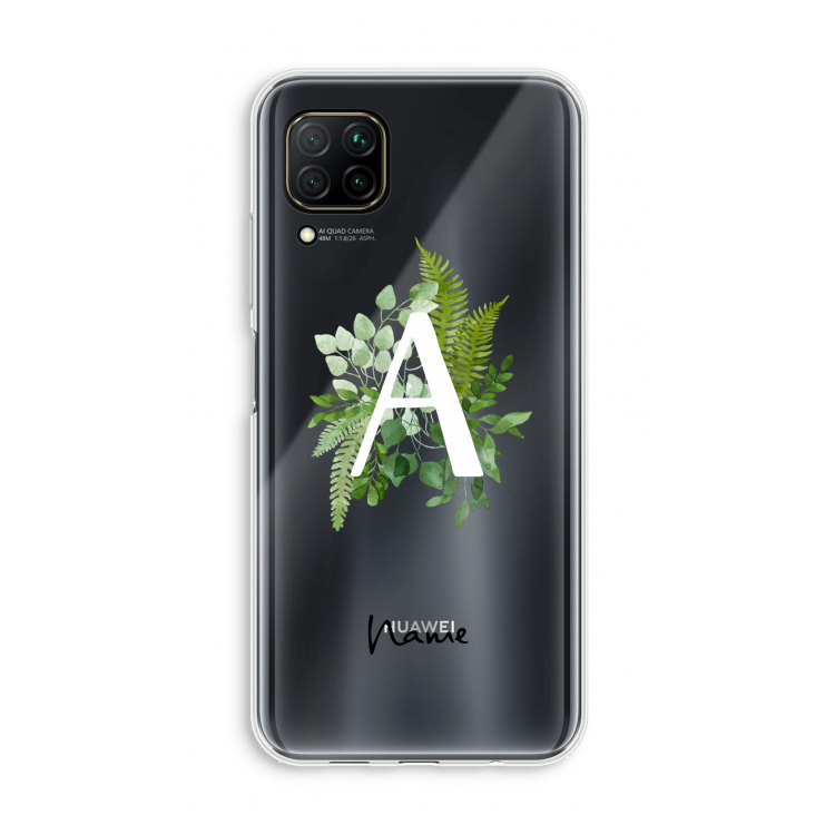 Green Brush: Huawei P40 Lite Transparant Hoesje