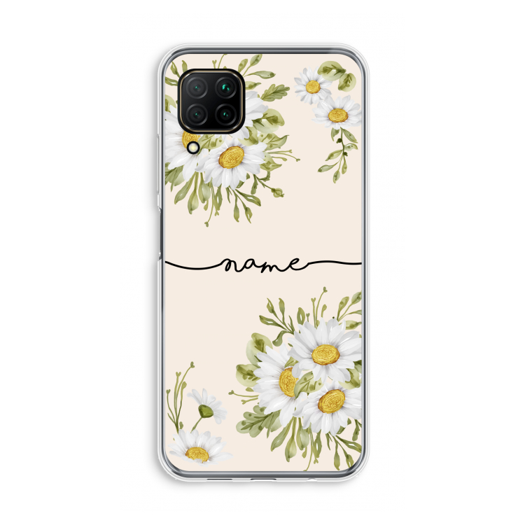 Daisies: Huawei P40 Lite Transparant Hoesje