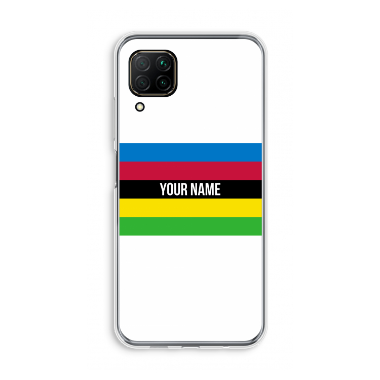 WK Wielrennen: Huawei P40 Lite Transparant Hoesje