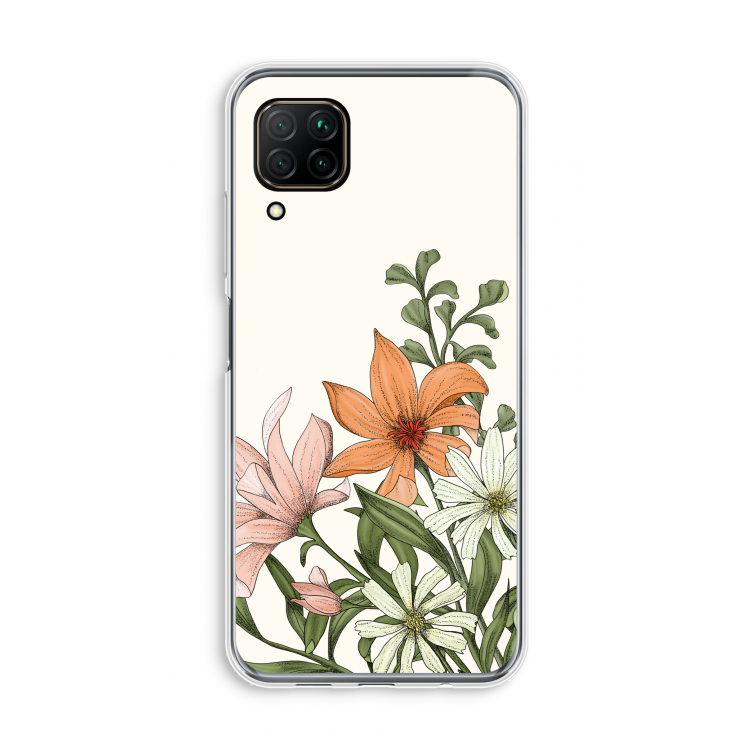Floral bouquet: Huawei P40 Lite Transparant Hoesje