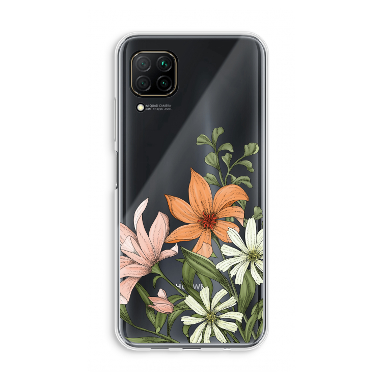 Floral bouquet: Huawei P40 Lite Transparant Hoesje