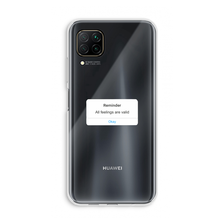 Reminder: Huawei P40 Lite Transparant Hoesje