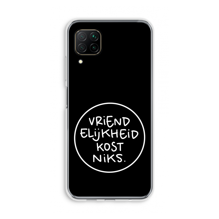 Vriendelijkheid: Huawei P40 Lite Transparant Hoesje