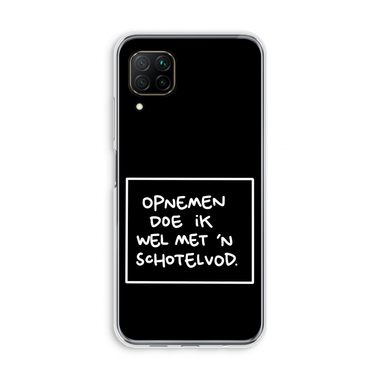 Schotelvod: Huawei P40 Lite Transparant Hoesje
