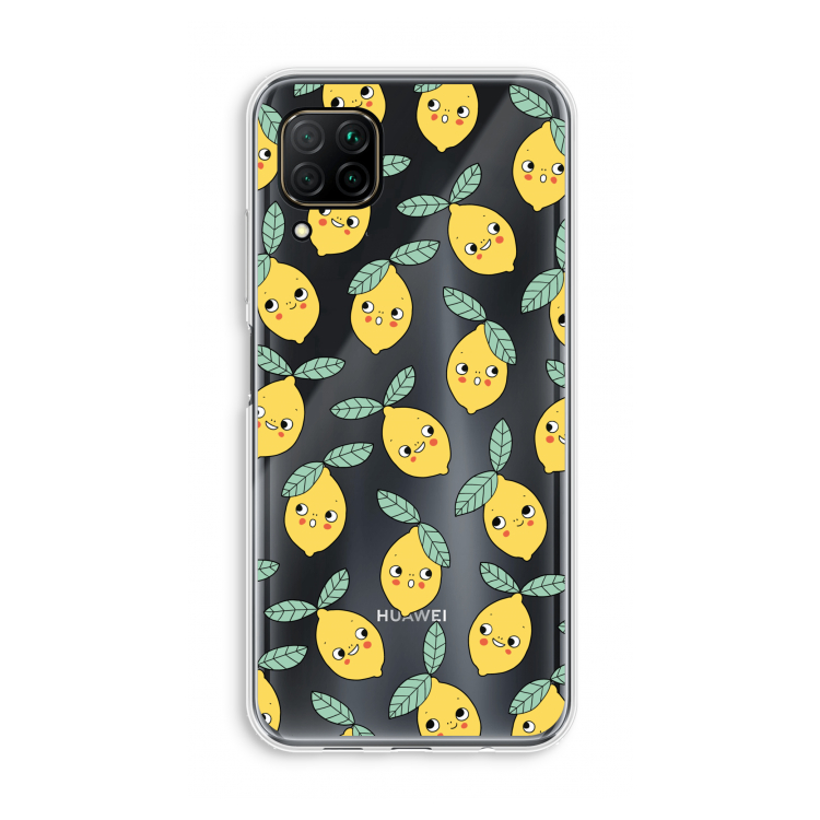 Citroenen: Huawei P40 Lite Transparant Hoesje